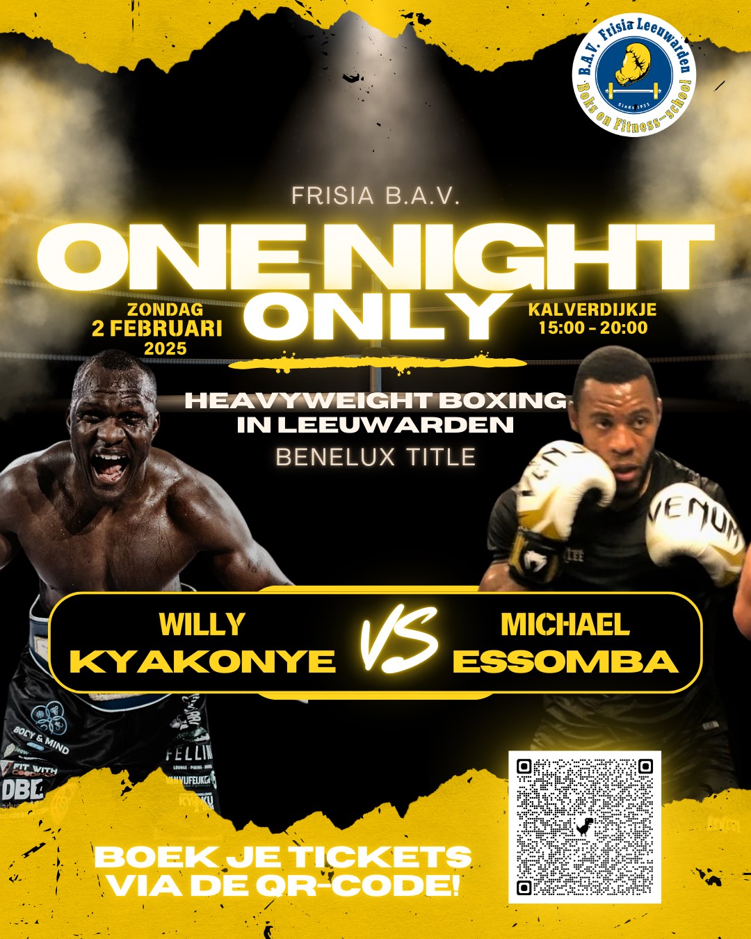 One Night Only boksgala frisia